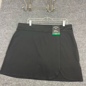 Callaway Black Perforated Golf Skort